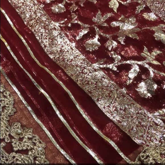 Custom Made Red Kanwal Malik Suit - Pakistani/Indian outfit - Picture 5 of 6